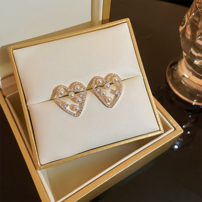 South Korea high-class sense of light luxury earrings