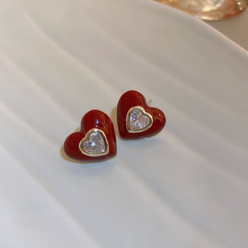 South Korea high-class sense of light luxury earrings