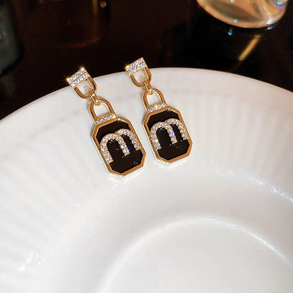 South Korea high-class sense of light luxury earrings