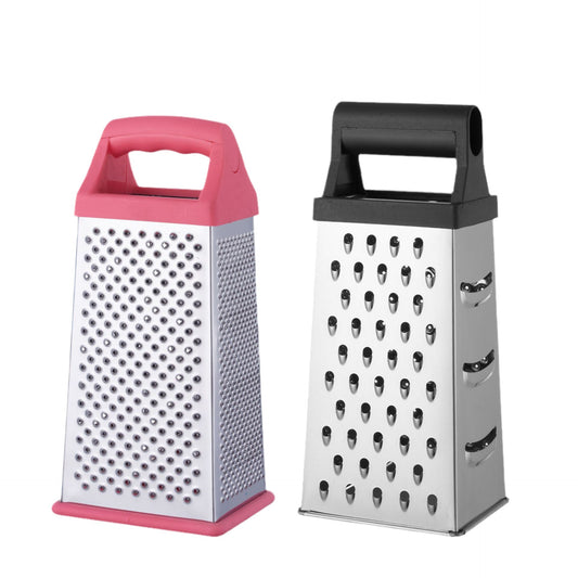 Stainless steel four-sided grater handheld multi-function shredder