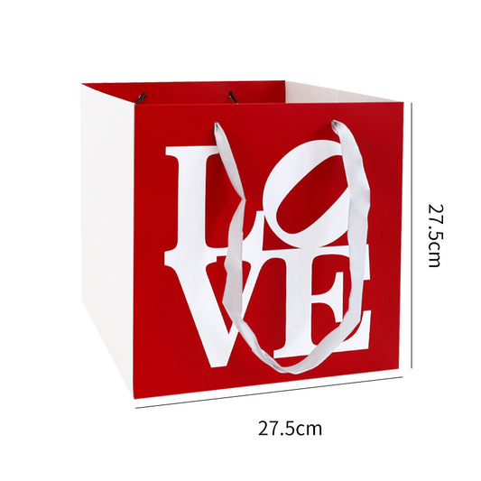 Valentine's Day bouquet gift gift bag